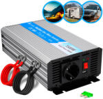 Extralink OPIP-1500W, 12V-230V feszültségátalakító, 1500W/3000W, tiszta szinuszhullám