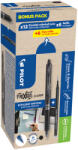 Pilot Rollertoll 0, 5mm, törölhető Pilot Frixion Clicker GreenPack, 12 toll + 12betét, írásszín fekete (57157) - cartridge