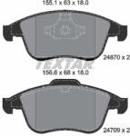 TEXTAR Fékbetét készlet TEXTAR 2487001 for RENAULT, SAMSUNG (2487001)