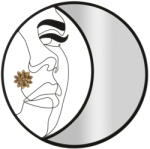 Mauro Ferretti Fali tükör melly ø 80x3, 8cm (0661270000)