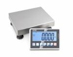 KERN IFC 15K2DM (6/15kg-0, 002/0, 005kg) 300x240 mm IoT Line, Ipar 4.0 robusztus rozsdamentes acél digitális platform mérleg sok funkcióval, hitelesíthető (IFC 15K2DM)