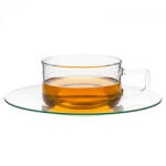 trendglas JENA LINEA teáscsésze üveg alátéttel 180 ml
