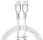 Baseus Cafule USB-C-USB-C kábel, 100 W, 2 m, fehér - domshop