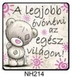  Hűtőmágnes - A legjobb óvónéni - Ajándék ötlet Óvónéninek (NH214 05.26)
