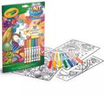 Crayola Crayola: Оцветяване и дейности на Unicreatures - книга за дейности със 7 маркера (25-2116)