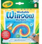 Crayola Crayola: Маркери за рисуване върху стъкло - комплект от 8 броя (58-8165)