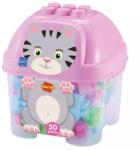 Simba Toys Абрик: Комплект от 50 строителни блокчета в кутия с котка модел (7600001928)