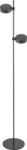 Zafferano Lampadar fără fir Super O 160 cm negru dublu (LD1155N3)