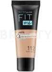 Maybelline New York Maybelline Fit Me! Foundation Matte + Poreless folyé kony make-up matt hatá sú 112 Soft Beige 30 ml