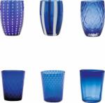 Zafferano Pahare Melting Pot albastre 6 buc (MP00107) Pahar