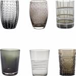 Zafferano Pahare Melting Pot gri 6 buc (MP00109) Pahar
