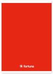 Fortuna Füzet vonalas FORTUNA Monocolor A/5 32 lapos 21-32 piros (01.02076) - tonerpiac