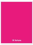 Fortuna Füzet vonalas FORTUNA Monocolor A/5 32 lapos 21-32 4-8. osztályos magenta (01.02078) - tonerpiac