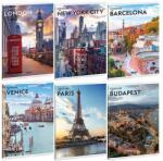 Ars Una Füzet vonalas ARS UNA A/4 40 lapos Extra kapcsos Cityscape (53114822) - tonerpiac