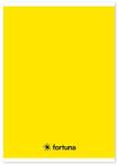 Fortuna Füzet vonalas FORTUNA Monocolor A/5 32 lapos sárga (01.02081) - tonerpiac