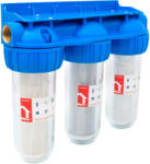 Everpro filtru apa triplu cu carbune/bumbac/sita 3x1x10 (EWY-3F11/10) Filtru de apa bucatarie si accesorii