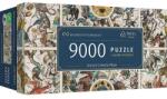 Trefl Puzzle panoramic Trefl din 9000 de piese - Harti antice ale cerului Puzzle