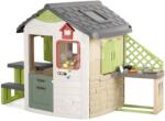 Smoby Căsuță cu bucătărie Life Jura Lodge Smoby cu masă pentru picnic și clopoțel electronic de la 24 luni (SM810252-D) Casuta pentru copii