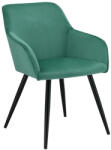 Juskys Tarje szék ízesített huzattal - zöld (51373)