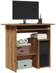 vidaXL kézműves tölgy színű szerelt fa íróasztal 80 x 45 x 74 cm (855995) - pepita