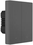 Sonoff Intrerupator inteligent M5-2C-80, 2.4 GHz, 100-240 V AC, Negru - pcone