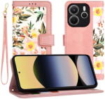 Techsuit Husa Husa pentru Xiaomi Redmi Note 14 4G (164, 84 x 78, 15 x 8, 16mm) - Techsuit FlipCraft - Sweetheart Pink (KF2346970) - pcone