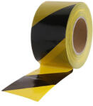  Jelzőszalag, közúti, sárga-fekete 80 mm x 250 m (38946F)