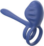 Xocoon Couples Slimline Vibrator Ring Blue Inel pentru penis