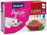 Vitakraft Poésie Classic Choice Sauce - Húsos, halas, szószos válogatás macskáknak - Alutasakos multipack (1 karton multipack = 4 íz x 3 db 85 g-os alutasak) 2.04kg