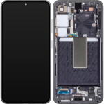 Samsung Piese si componente Display cu Touchscreen Samsung Galaxy S23 S911, cu Rama, Negru (Phantom Black), Service Pack GH82-30480A (GH82-31001A) - pcone
