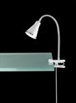 TRIO Arras króm-fehér LED csiptetős lámpa (TRI-R22711101) LED 1 izzós IP20