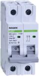 NOARK Electric Ex9BP 2P DC500V C16 EU Kismegszakító DC 6 kA PV-hez C karakt 16 A 1000 V DC 2MU (111561) (111561)