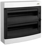 NOARK PNS 2x18T Lakáselosztó falon kívüli, 36modul, 2x18modul, füstszínű ajtóval, IP40, 361x396x112mm (101501) (101501)