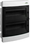 NOARK PNF 24T Lakáselosztó süllyesztett, 24 modul, 2x12modul, füstszínű ajtóval, IP40, 351x282x99mm (101514) (101514)