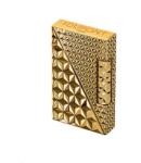 S.T. Dupont Aranyozott S. T. Dupont Ligne 2 Double Fire X gold szivar öngyújtó - 3D Fire X motívummal (C16646)