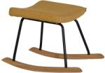 Quax Mustársárga kárpitozott lábzsámoly Quax De Luxe 57 x 42 cm (7616J1818-1-SF)