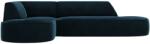 CXL by Christian Lacroix Kék bársony sarokkanapé CXL Charles 273 cm, balra (CXL_LCO_120_F1_CHARLES2)