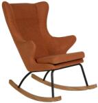 Quax Terrakottapiros kárpitozott hintaszék Quax De Luxe (7616J1817-TR)