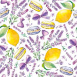 POL-MAK Macaron Limes and Lavender szalvéta 20 db-os 33x33 cm (PKK057302)