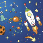 POL-MAK Űr Rockets&Aliens szalvéta 20 db-os 33x33 cm (PKK050273)