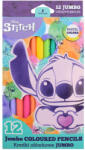 COOLPACK Színes ceruza Stitch 12 darabos Jumbo pasztell - 92030