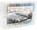 Mettler Ata de cusut, bumbac cu finete de matase, 12 conuri x 1000 m, culori neutre Silk-Finish Cotton 40 Sense of Tradition Quilting Kit Mettler (SFC40TRAD) - tiparedecroitorie