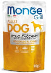 Monge Hrana umeda pentru caini Monge Grill Chunkies cu pui curcan 100 gr