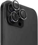 Uniq Optix Clear Kamera Lencsevédő iPhone 16 Pro 6.3" / 16 Pro Max 6.9" kristálytiszta kamera lencseüveg applikátorral üvegfólia