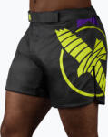 Hayabusa Férfi Hayabusa Icon Mid-Thigh MMA edzőnadrág fekete/neon színben
