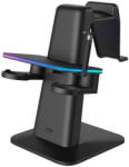 KIWI design RGB Állvány Meta Hivatalos Közösen Márkázott Kiwi Design QC03 Meta Quest 3/Quest 2/Quest PRO Fekete