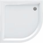 Schedpol Eko 2.0 félkör alakú zuhanytálca 80x80 cm fehér 3.322/O (3322)