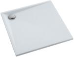 Schedline Libra White Stone cădiță de duș pătrată 90x90 cm alb 3SP. L1K-9090/B/ST (3SPL1K9090BST)