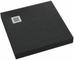 Schedpol New Horizons Black Stone négyzet alakú zuhanytálca 90x90 cm fekete 3.3301/C/ST-M2 (33301CSTM2)