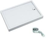 Schedpol Competia New cădiță de duș dreptunghiulară cu sifon 100x90 cm alb 3.4845 (34845)